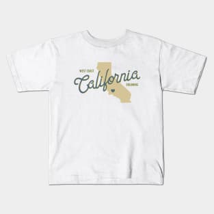 West Coast California Kids T-Shirt